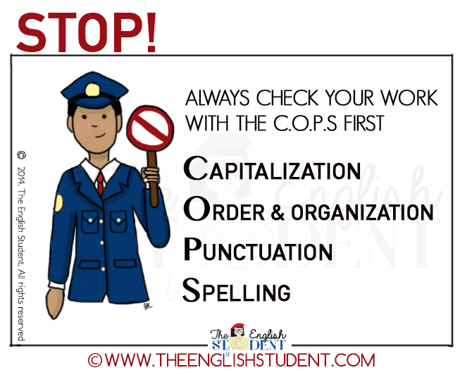The English Student, www.theenglishstudent, English student, the english student blog, ESL blog, ESL websites, learn English, how to proofread, check your work, ESL proofreading, ELLESL capitalization, ESL grammar