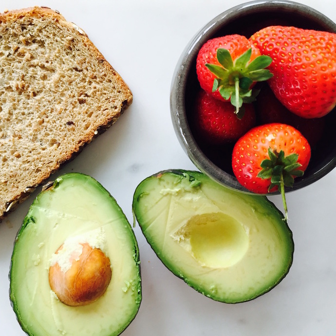 strawberry avocado toast, sandwich recipes, learn English, English verbs, The English Student
